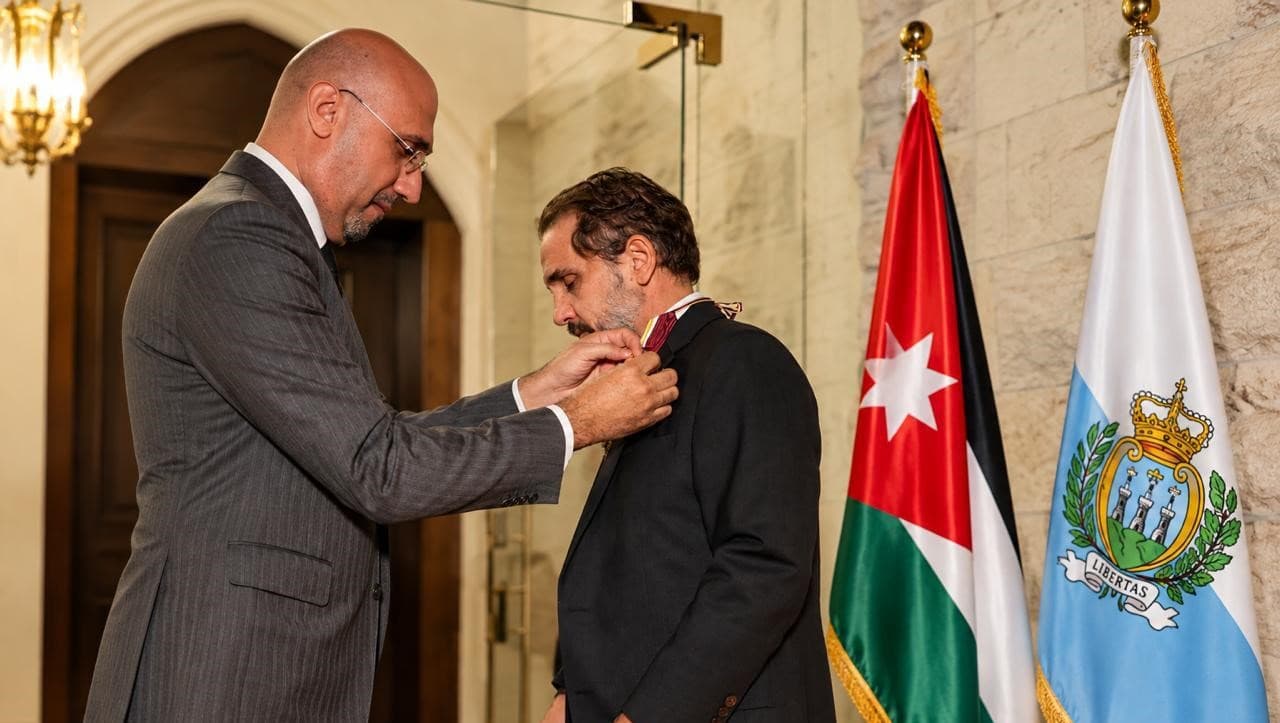 San Marino honors Prince Mired with Saint Agatha Medal