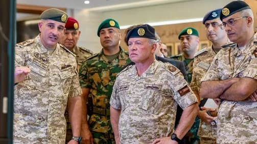 King assesses military development efforts
