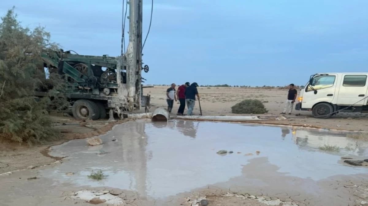 Bulldozer unearthed illegal well in Al-Jafr