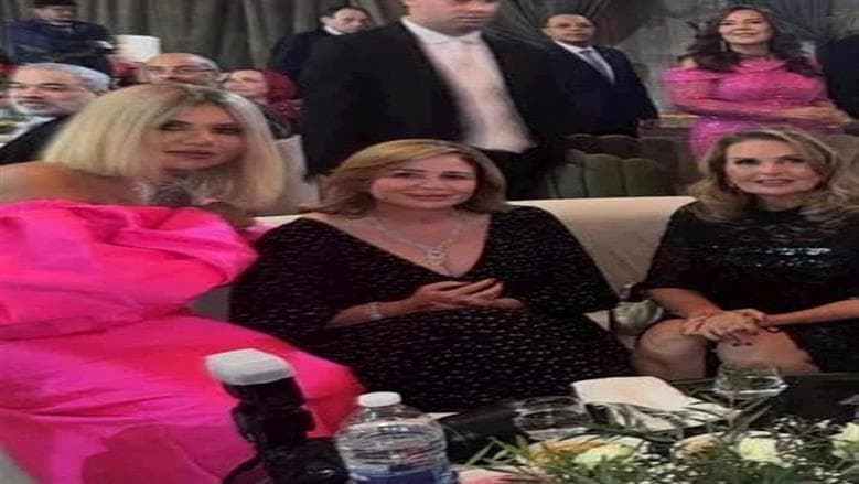 حضور نجوم الفن زفاف نجل صابرين