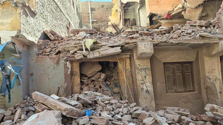 انهيار عقار سكني في أبو قير دون إصابات