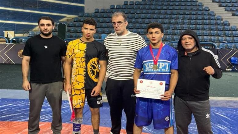 ميداليتان لمصارعة المشروع القومي بكفر الشيخ