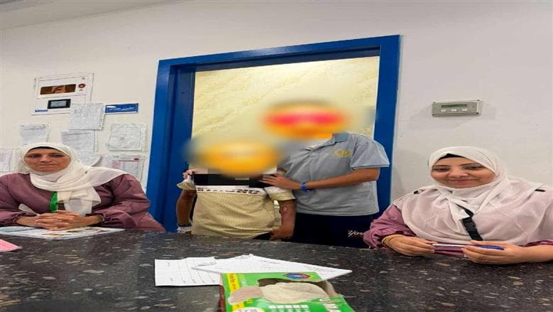 طفل مصاب بحروق استنشاقية خطيرة في ديروط