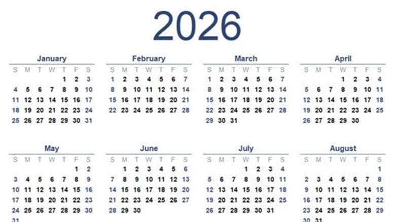 إجازات 2026 مدفوعة الأجر