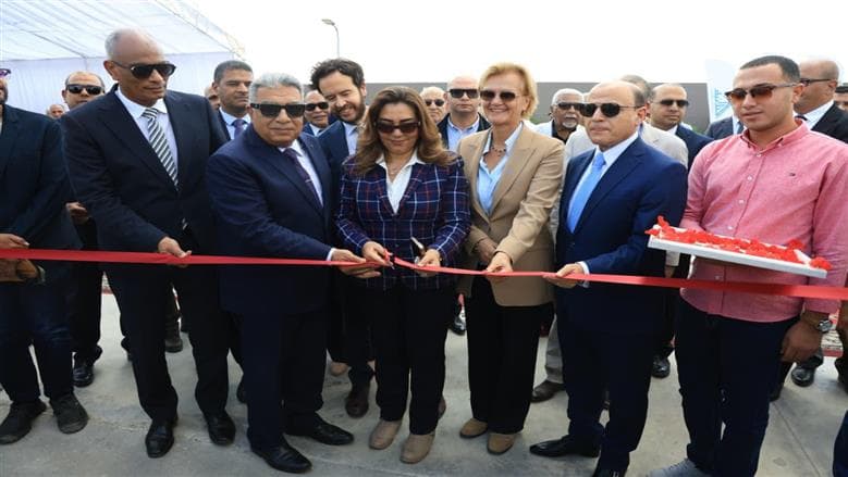 وزيرة التنمية تفتتح محطتين للمخلفات في نبروه ونشيل