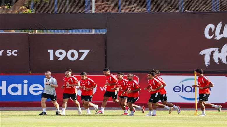 الأهلي يتدرب مع الاتحاد المصري