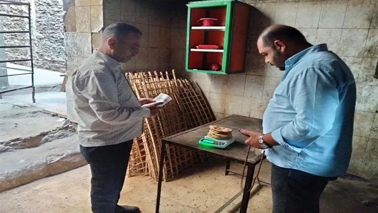 جانب الرقابة تم تحرير 315 مخالفة تموينية في المنيا