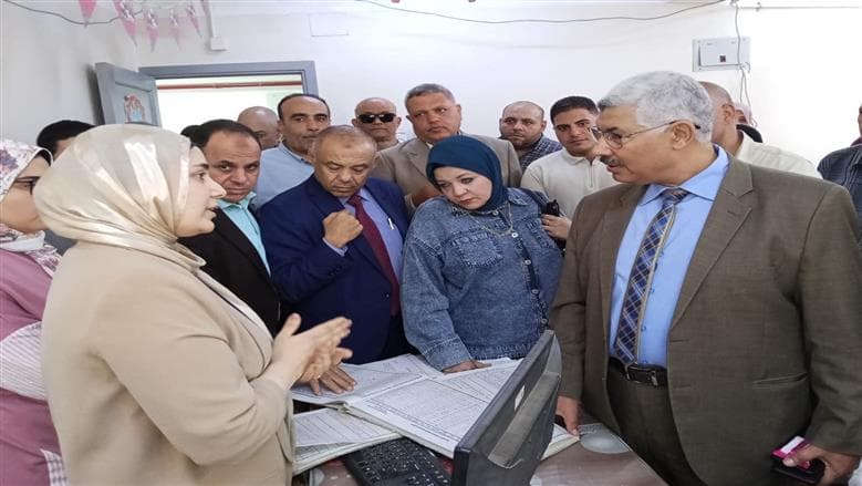 رئيس شركة جنوب الدلتا يتفقد فرعي سرس ومنوف