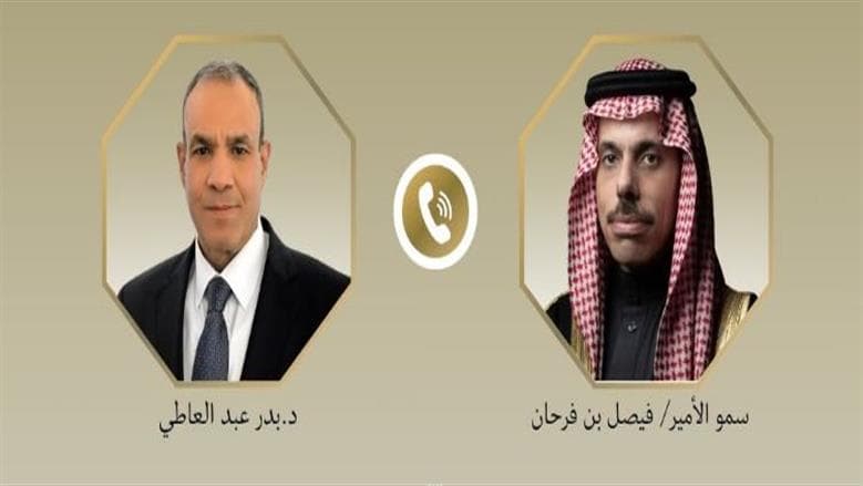 وزير الخارجية يناقش مع نظيره السعودي العلاقات والتطورات