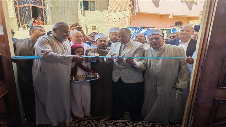 افتتاح مسجد الدشطوطي بعد تجديده في بني سويف