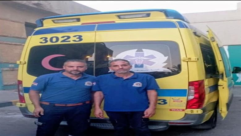 نقذ رجال الإسعاف شابًا من ذراعه بعد حادثة في السادس من أكتوبر