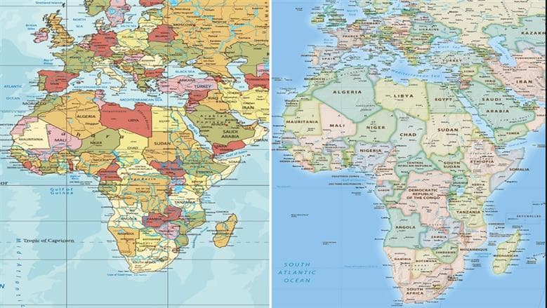 تغير خريطة أفريقيا وفق قرار الأمم المتحدة