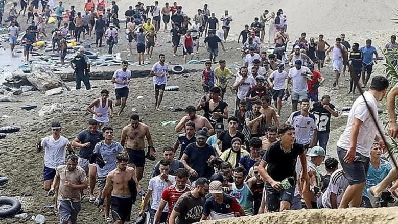 شبكة SUR: إسبانيا غير قادرة على تحديد مهاجري سبتة