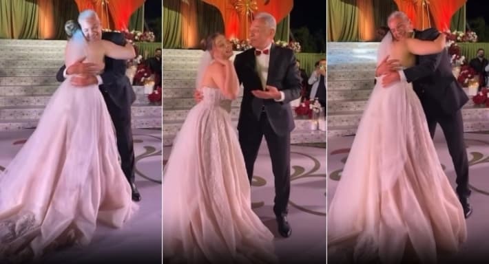 Mahmoud Hamid attends daughter's wedding
