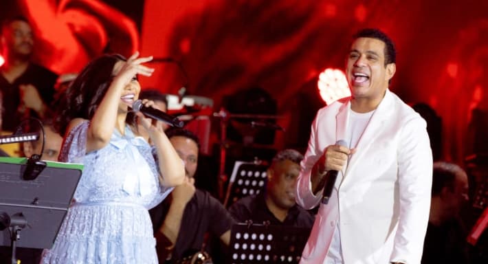 Mahmoud El Leithy Took Day Off for Sherine Show