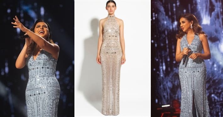Angham's Shimmering Dress in Jeddah Cost 493k EGP
