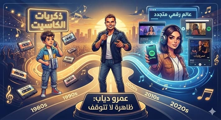 عمرو دياب ظاهرة مستمرة عبر الأجيال