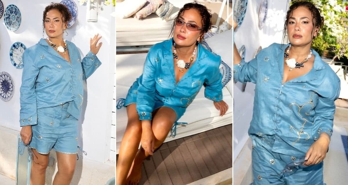 Fashion Police: Hend Sabri's affordable linen look