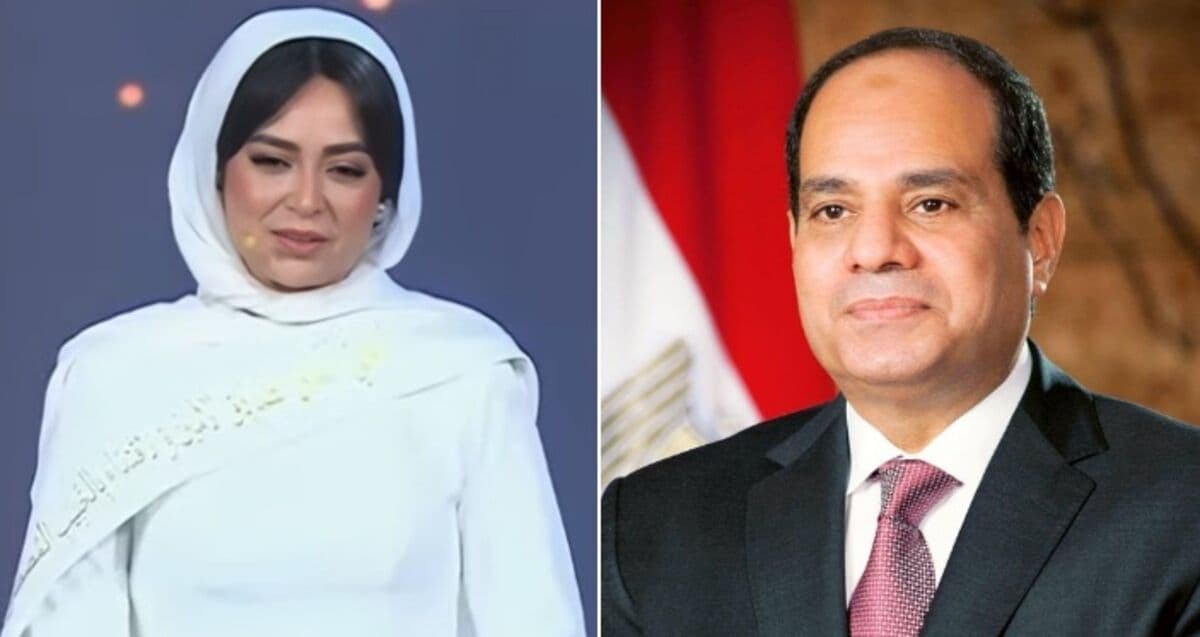 السيسي يتمنى الشفاء لهبة مجدي