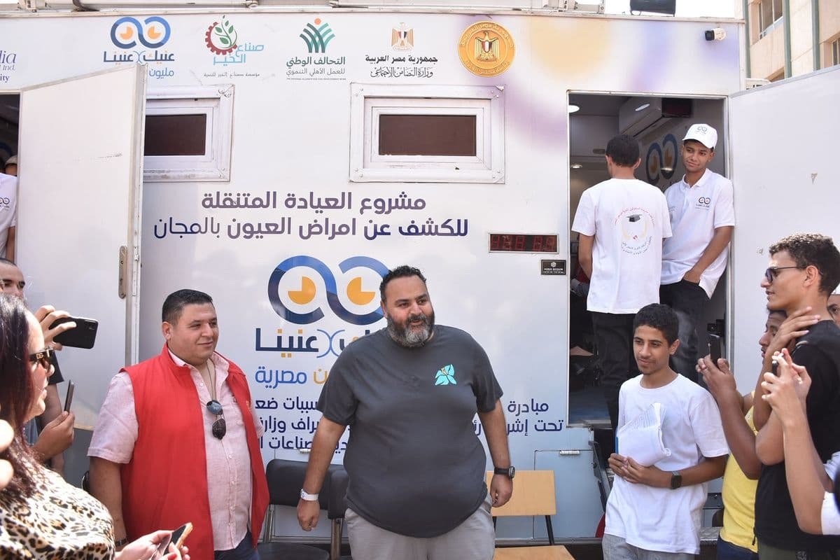 Shiko backs "Your Eyes, Our Eyes" and visits Ain Shams convoy