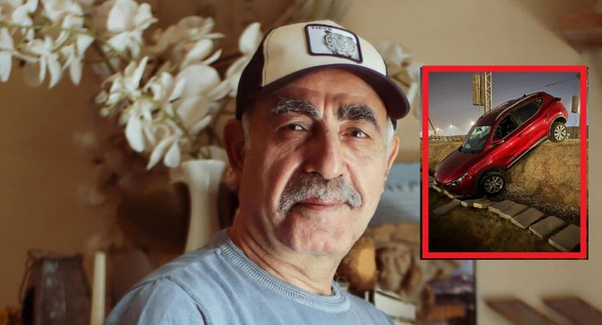 Mohamed Abdel Azim-endures car crash