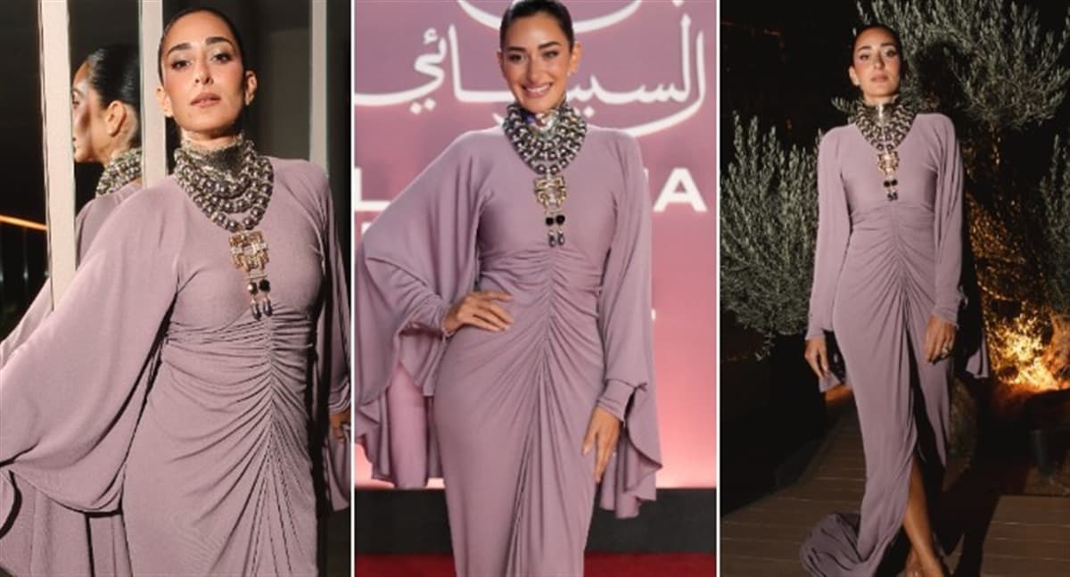 Amna Khalil in Valentino dress costing 551,000 EGP
