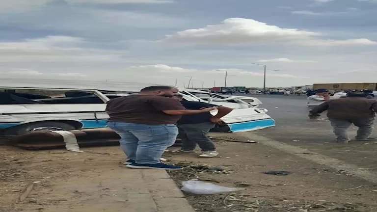 حصيلة مأساوية في حادث التريلا والميكروباص