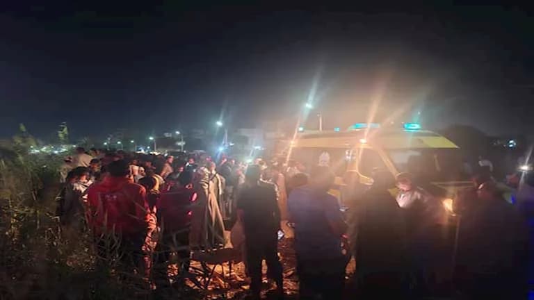 انتشال جثامين عروسين وشقيقتها من حادث سوهاج