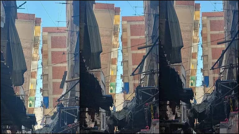 إخلاء سكان عقار بالإسكندرية
