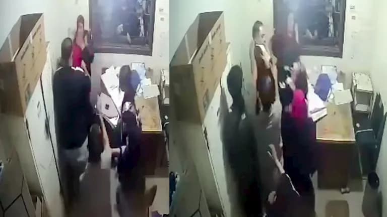 مشاجرة بين موظفة ومواطن في مستشفى الفيوم