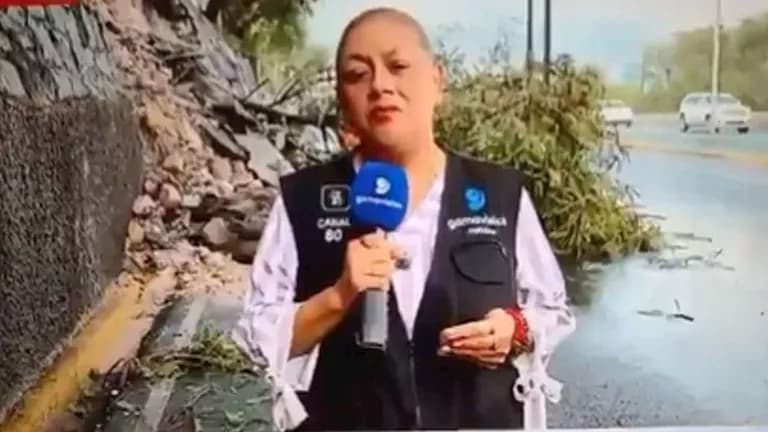 حادث دهس لمراسلة على الهواء