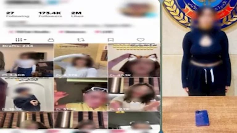 سقوط نجمة تيك توك بسبب رقص غير محتشم