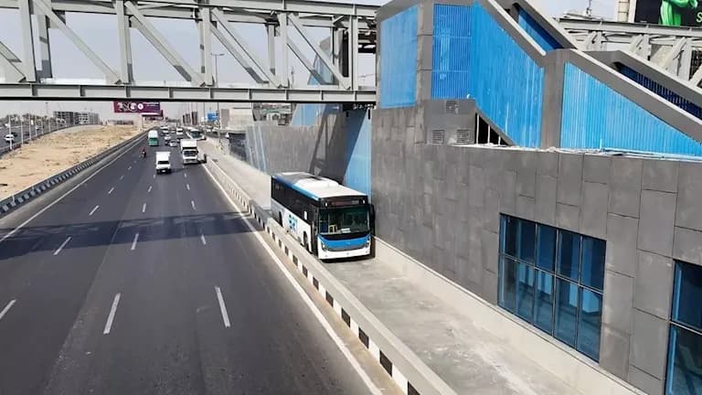 النقل يبدأ تشغيل الأتوبيس الترددي التجريبي