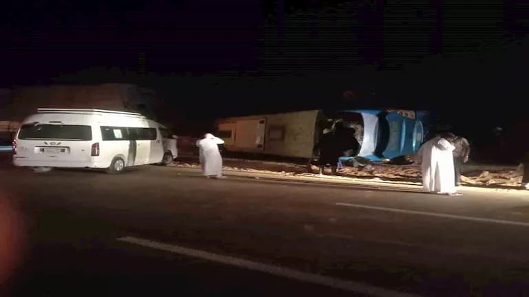 4 جثث و57 مصابا في حادث أتوبيس الضبعة