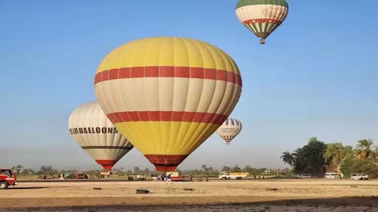 الطقس يمنع عودة البالون بمطار الأقصر