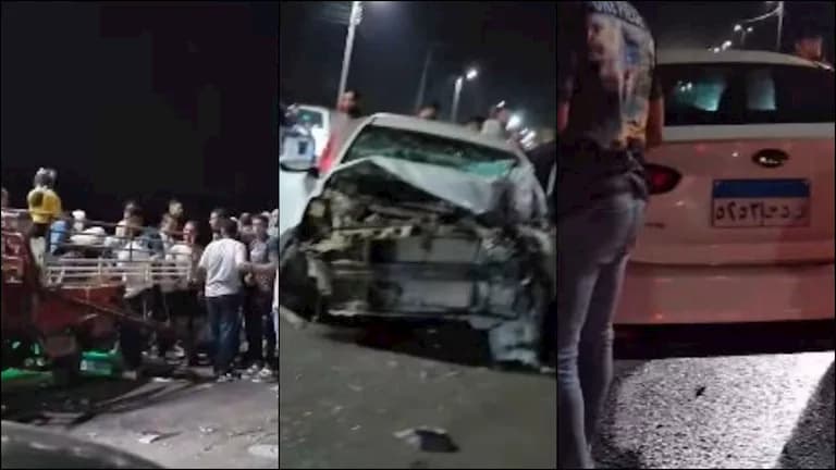 حادث على طريق ههيا- الزقازيق بالشرقية