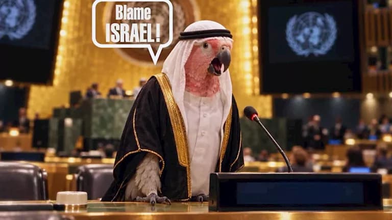 نتنياهو يسخر من الأمم المتحدة في فيديو