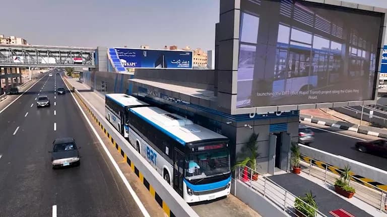 اليوم بدء تشغيل المرحلة الثانية من حافلات BRT