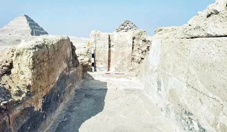 اكتشاف أثري في جبانة البوباسطيون بسقارة