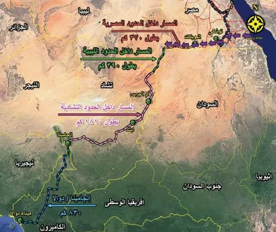 ممر برنيس- إنجامينا يعزز التعاون بين مصر وتشاد