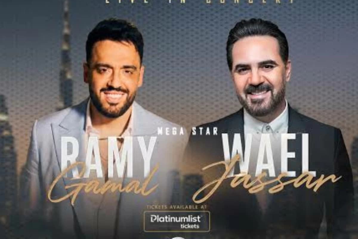 أسعار تذاكر حفل رامى جمال ووائل جسار في دبي
