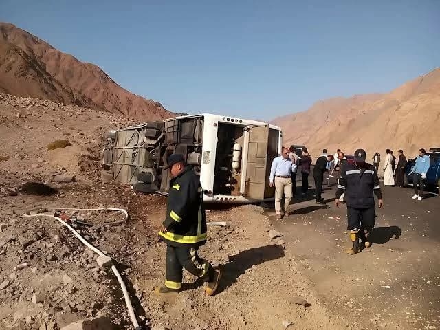 أسباب حادث أتوبيس دهب نويبع