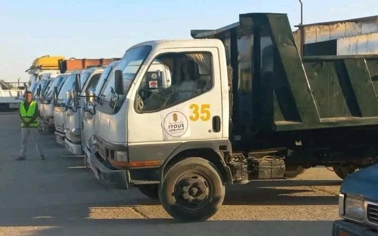 شمال سيناء تعزز جمع المخلفات بوسط العريش
