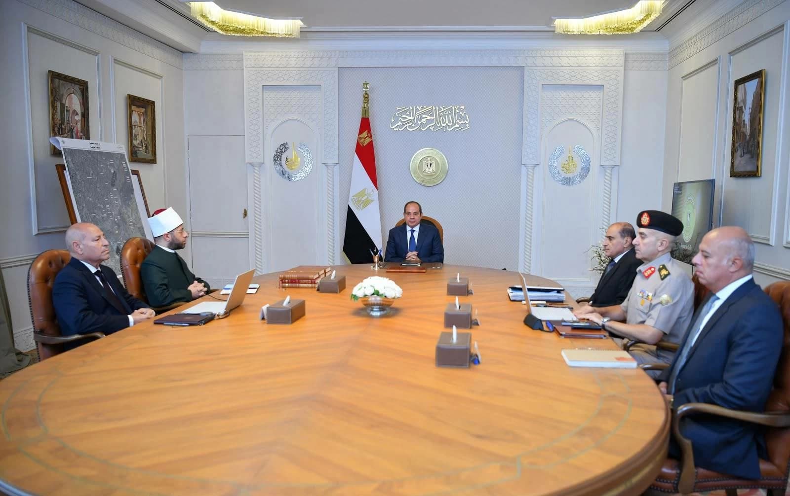 السيسي يدعم مشروع «تخضير القاهرة»