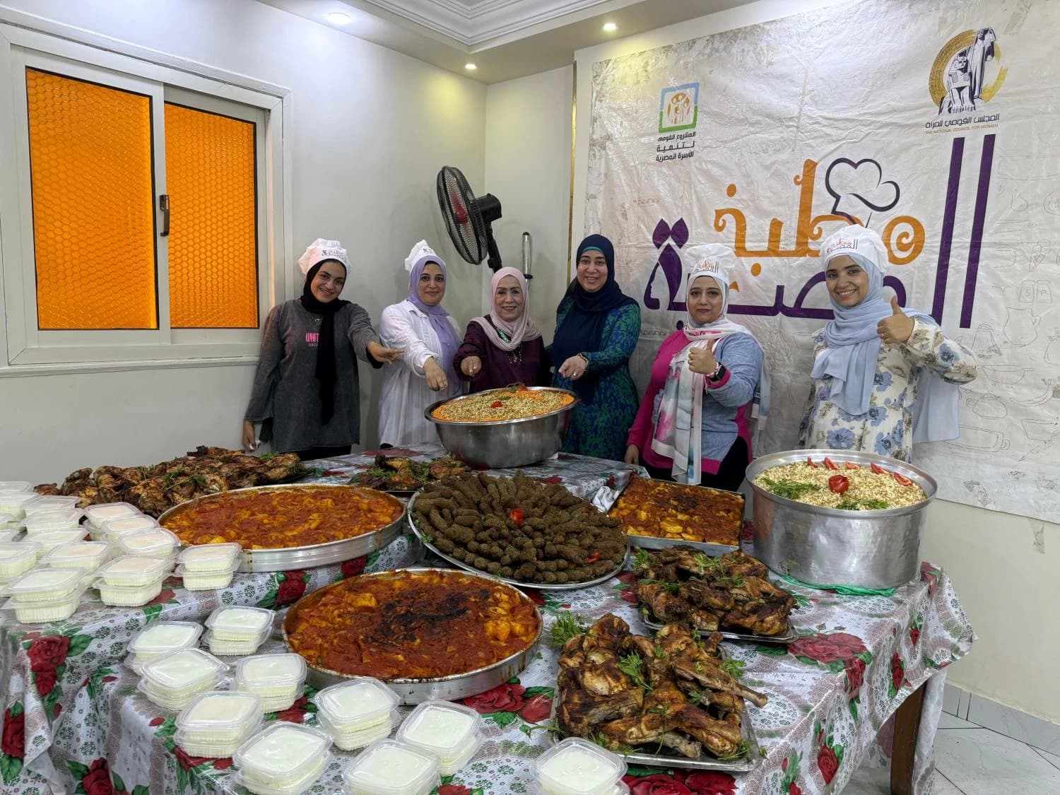 مبادرة مطبخ المصرية تقدم 350 وجبة بدار السلام