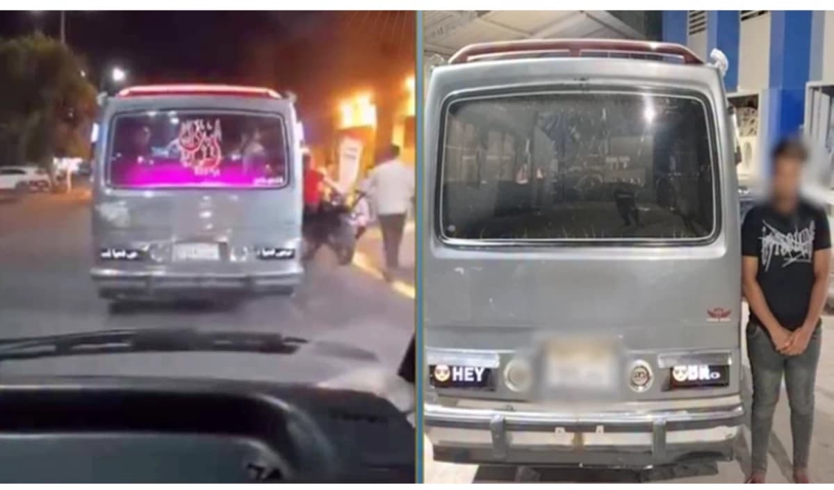 ضبط سائق ميكروباص بعد عرض تحيا إسرائيل
