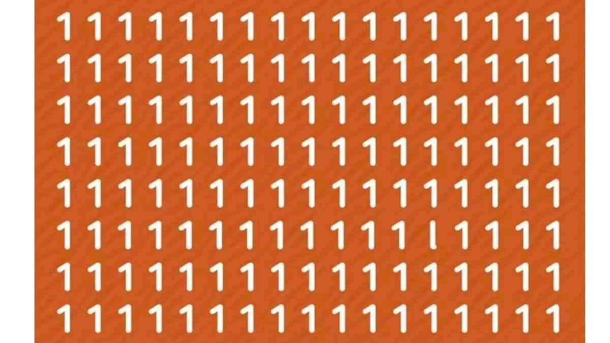 ابحث عن الرقم المختلف في 19 ثانية