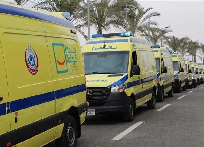 حادث يصيب 11 طالبًا وسائقًا في المنيا