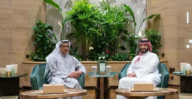 ردود الأفعال على لقاء الأمير محمد بن سلمان وشيخ منصور بن زايد