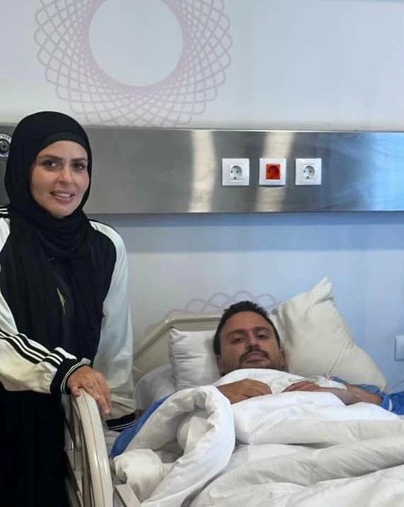مها الصغير تدعم ياسين السقا بعد جراحة الرباط
